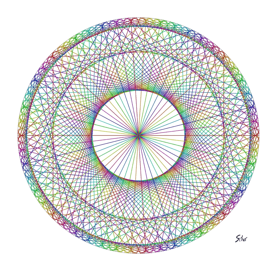 Geometryczna mandala — symbol jasnej struktury i porządku