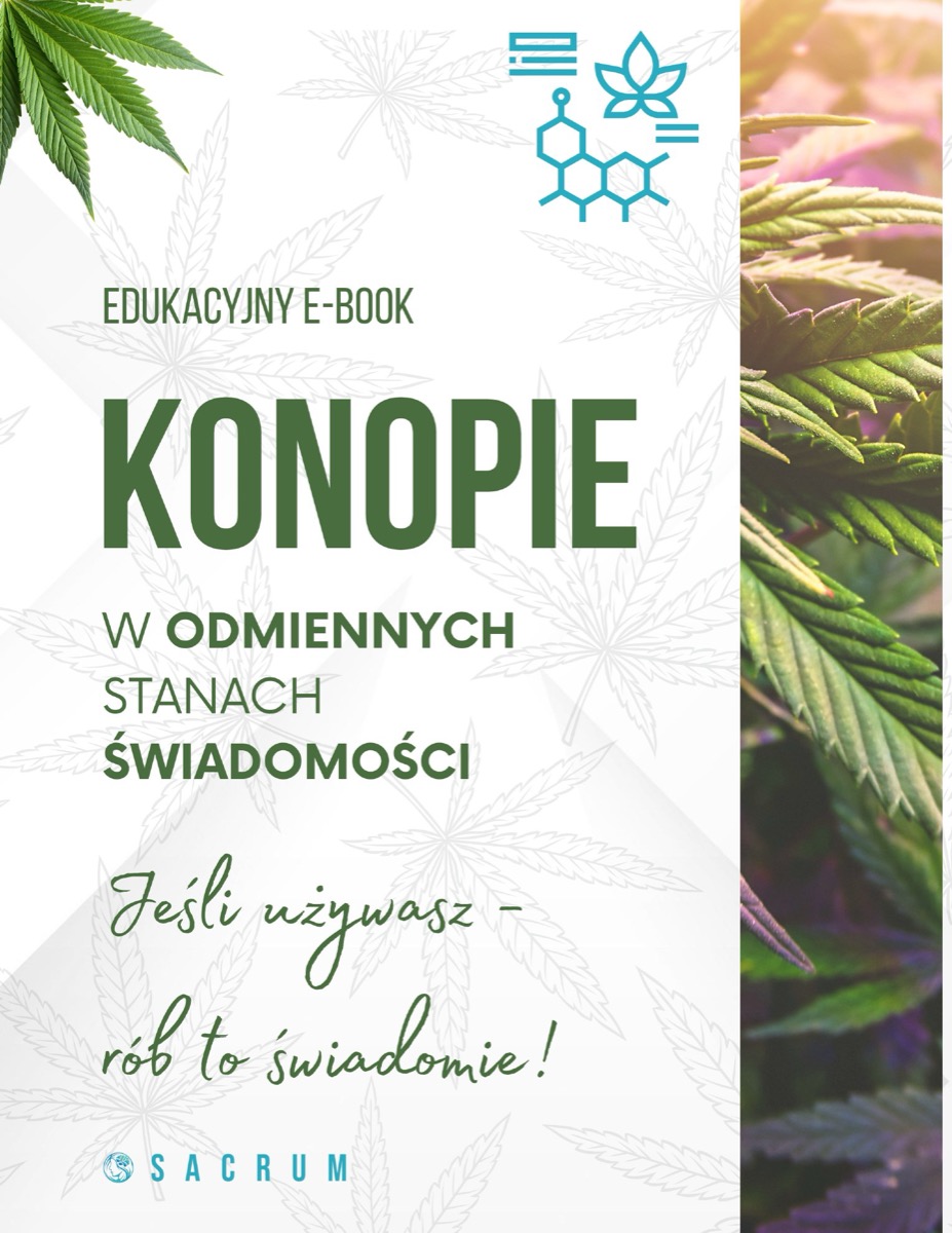 Konopie w odmiennych stanach świadomości — okładka ebooka